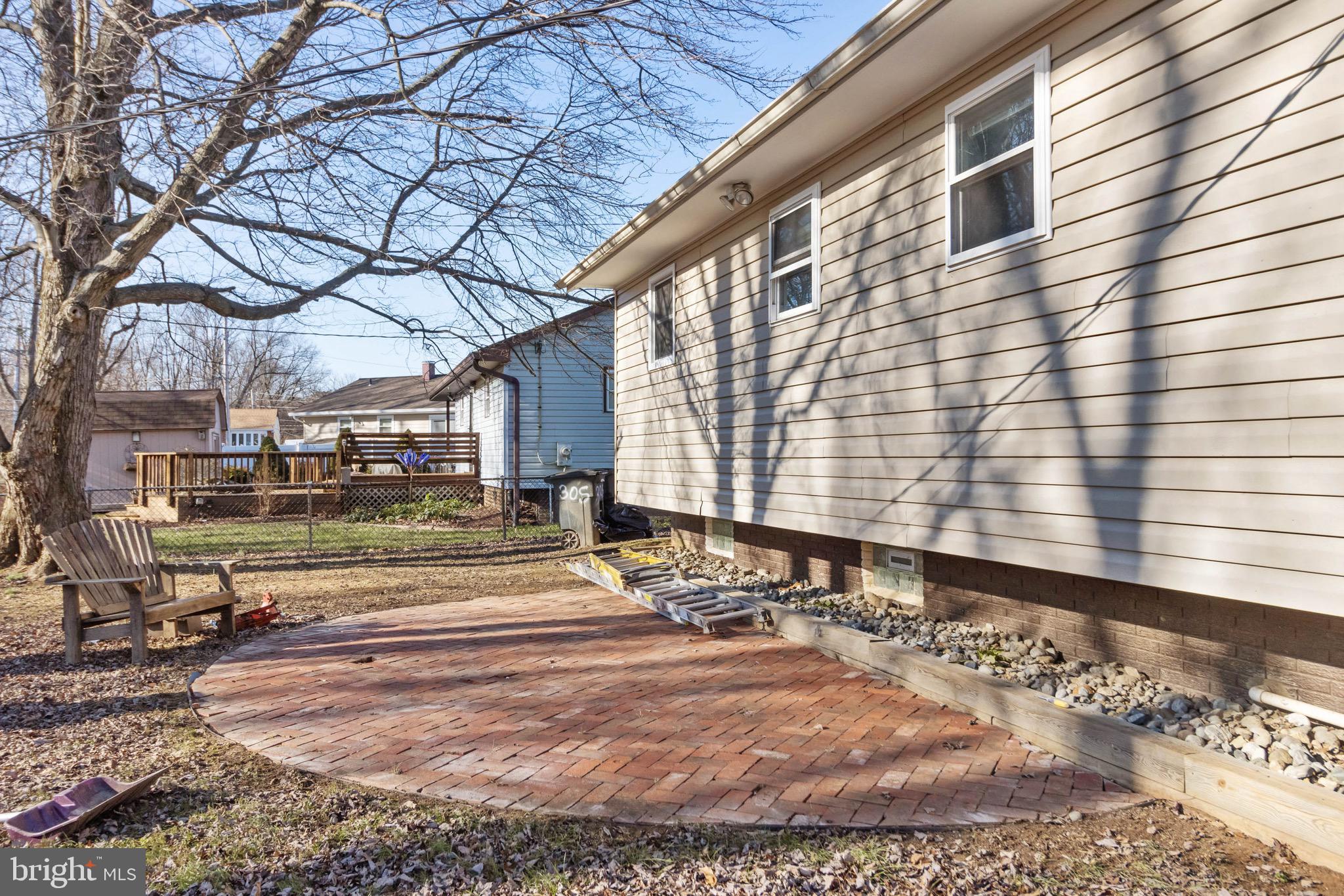 305 Hammershire Road Owings Mills, MD 21117 - Photo 29 of 31 Fenced Yard w/ Patio