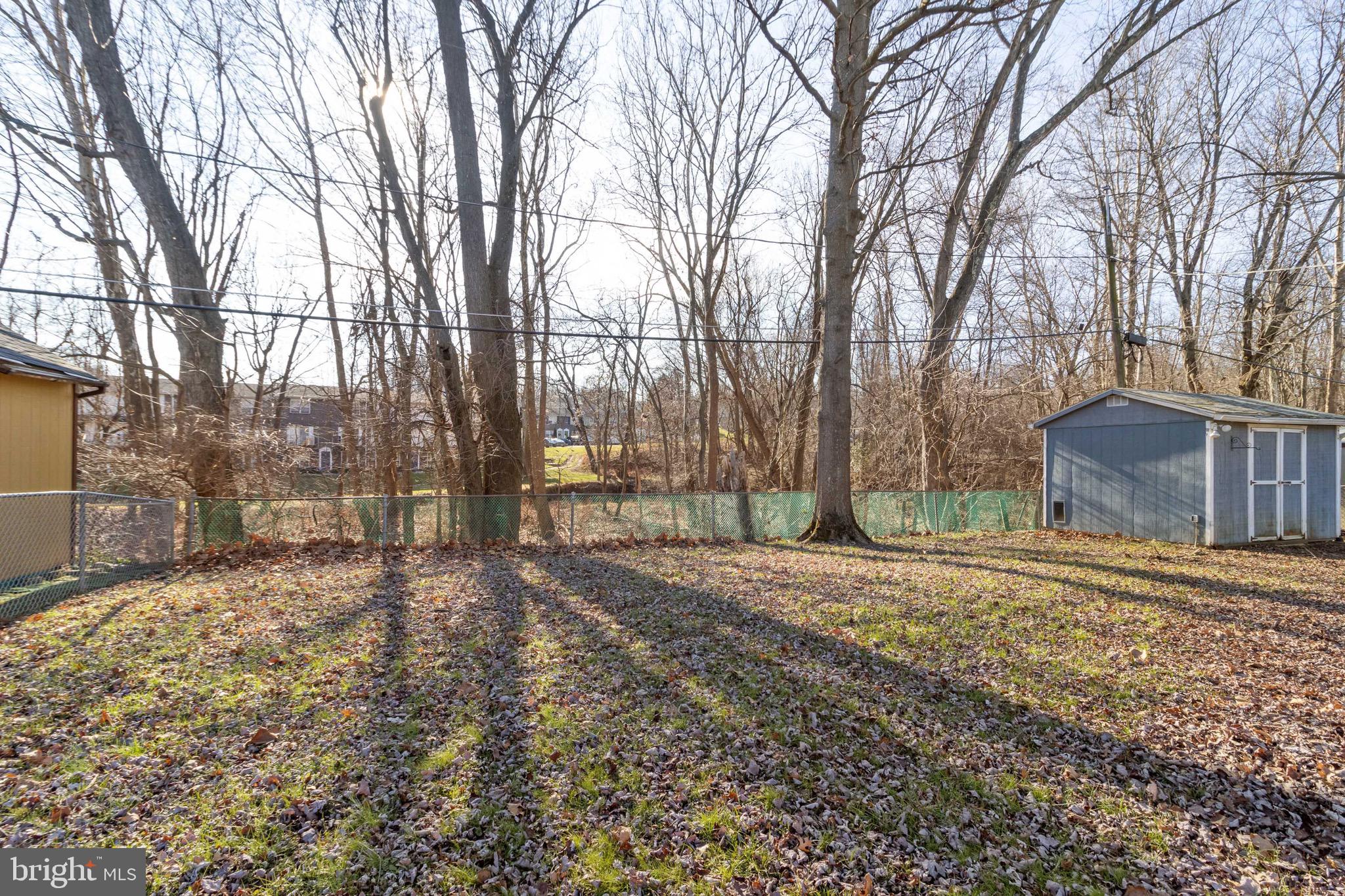 305 Hammershire Road Owings Mills, MD 21117 - Photo 30 of 31 Fenced Yard w/ Shed
