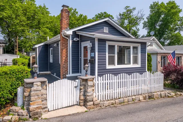 front view of a house with a porch