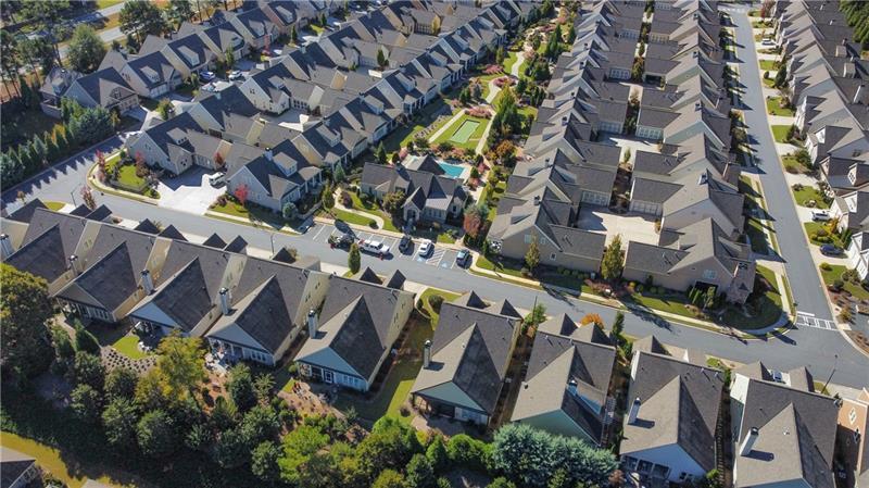 424 Loblolly Street Woodstock, GA 30188 - Photo 52 of 57 an aerial view of a city