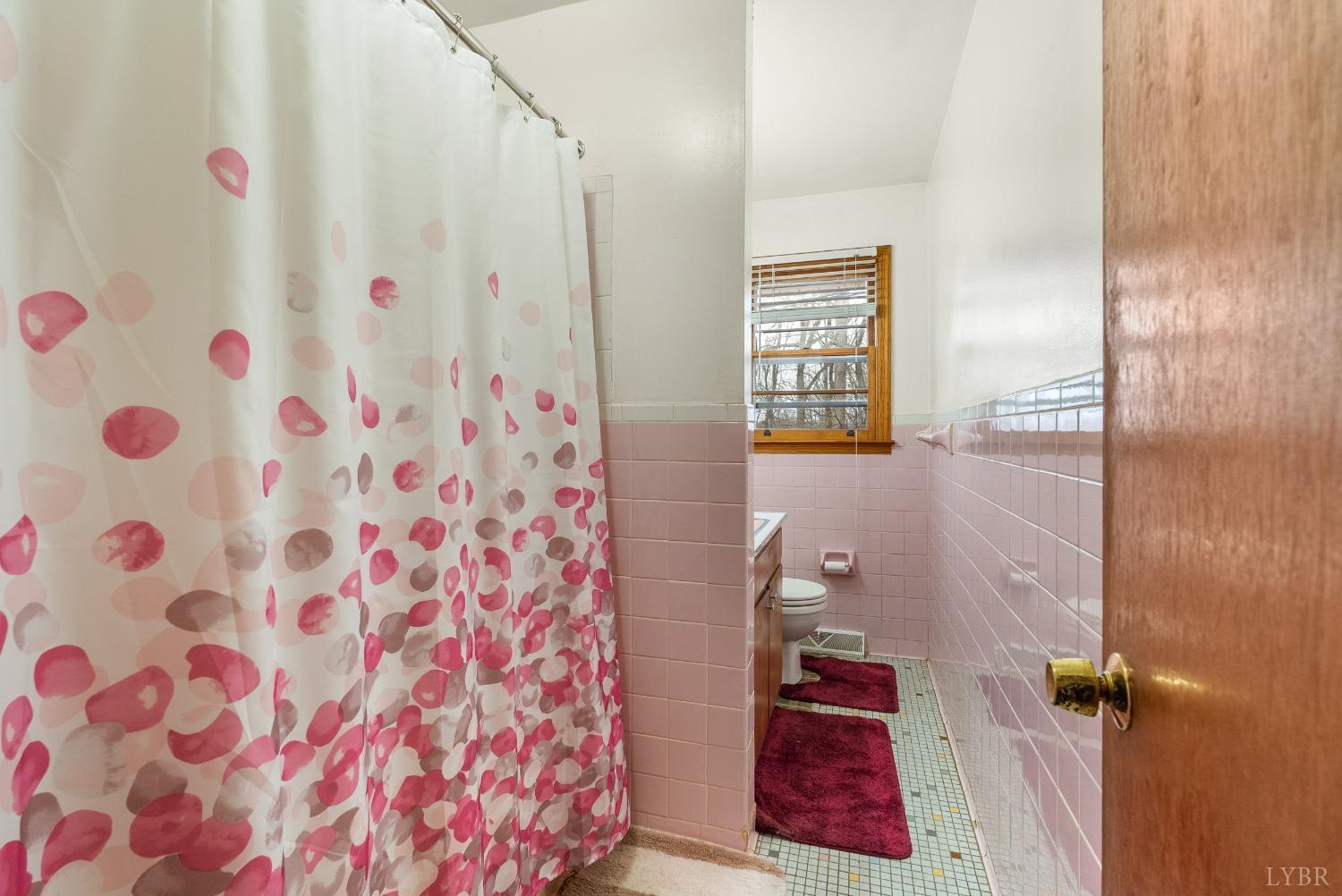 528 Jasper Wood Road Hurt, VA 24563 - Photo 20 of 44 a bathroom with a bathtub and shower curtain