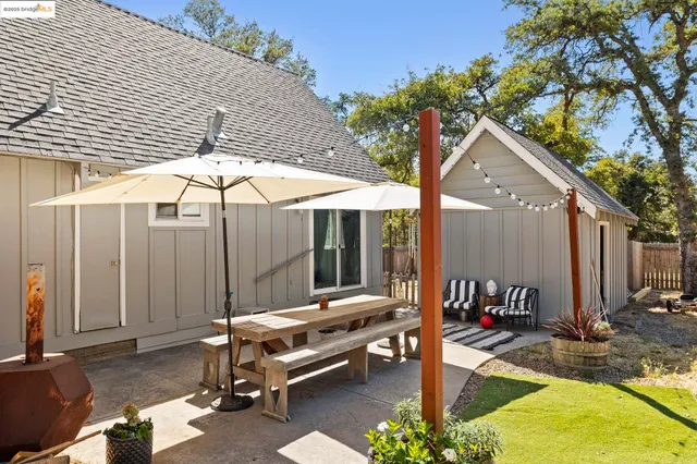 a view of outdoor space with trees