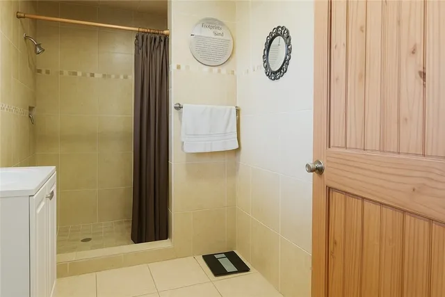 a view of wooden door and wooden floor