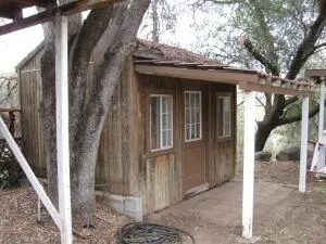 a view of outdoor space and deck
