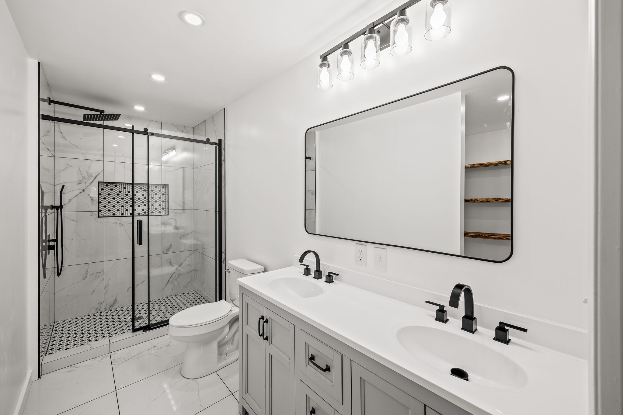 83 Summer Circle Morrison, TN 37357 - Photo 15 of 29 a bathroom with a double vanity sink mirror and toilet