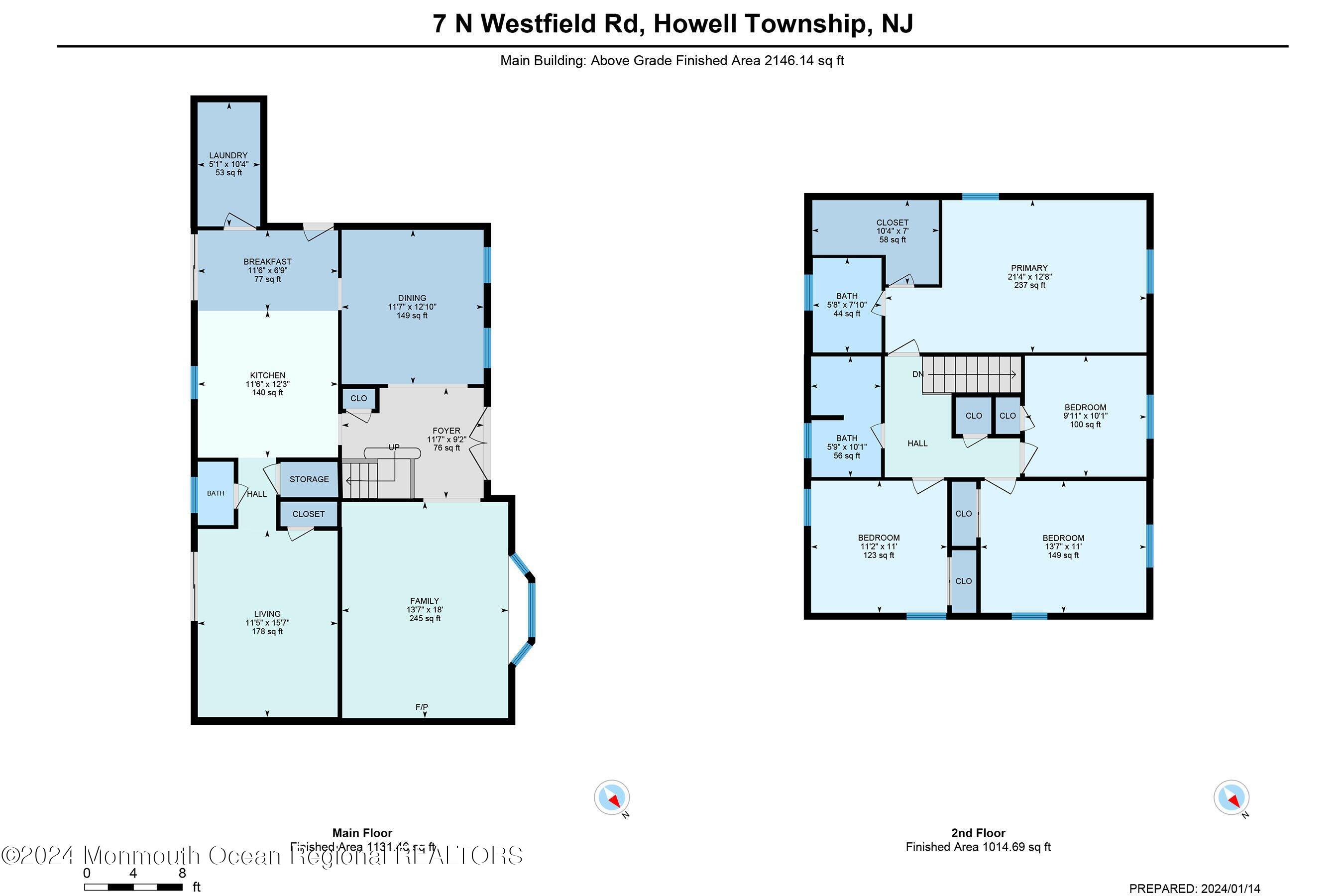 7 North Westfield Road Howell, NJ 07731 - Photo 33 of 37 01-Floorplan-1