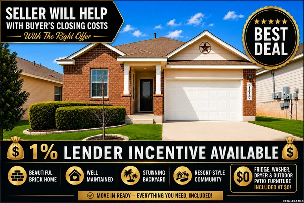 $314,999 | 31642 Untrodden Way, Bulverde, TX 78163