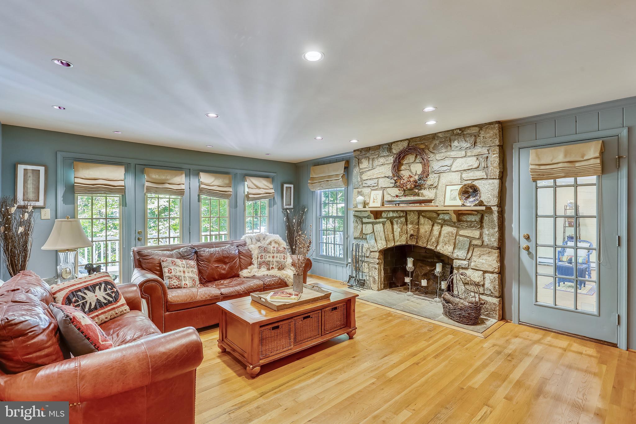 9225 Cranford Drive Potomac, MD 20854 - Photo 17 of 49 Family Room on the first floor with hardwoods