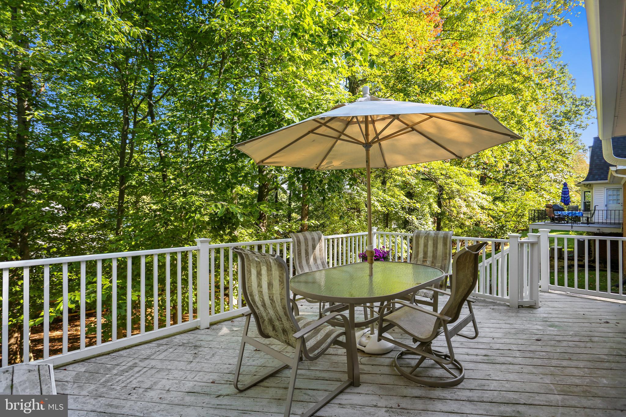 9225 Cranford Drive Potomac, MD 20854 - Photo 19 of 49 Deck overlooking treed backyard