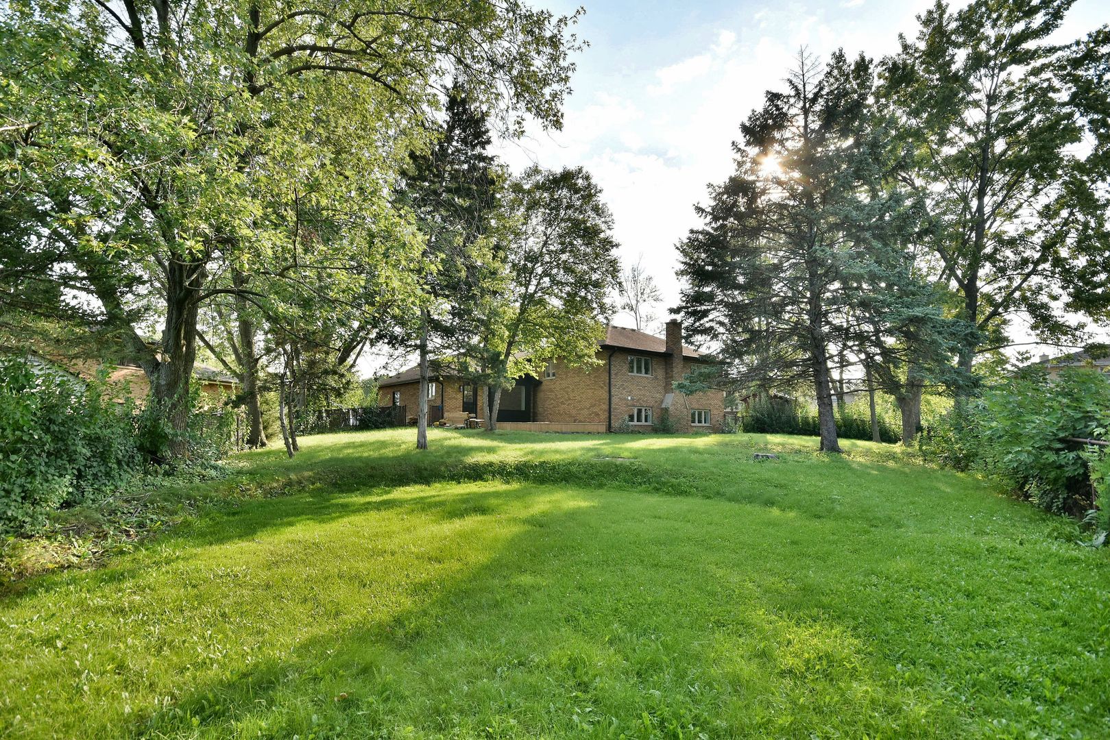 7609 Baker Court Darien, IL 60561 - Photo 5 of 39 a view of a backyard with large trees