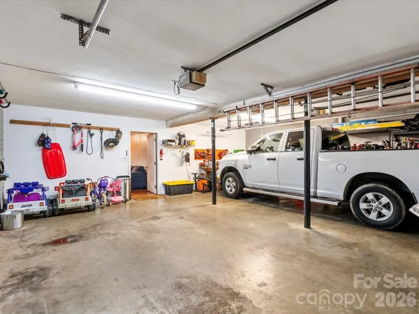 a view of car garage