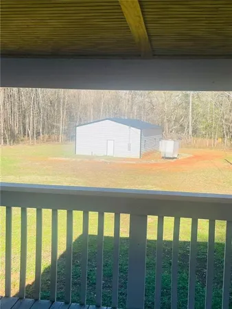 a view of a roof deck
