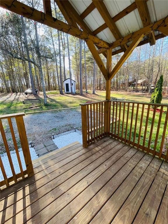 489 Childers Road Colbert, GA 30628 - Photo 3 of 30 a view of porch with wooden floor