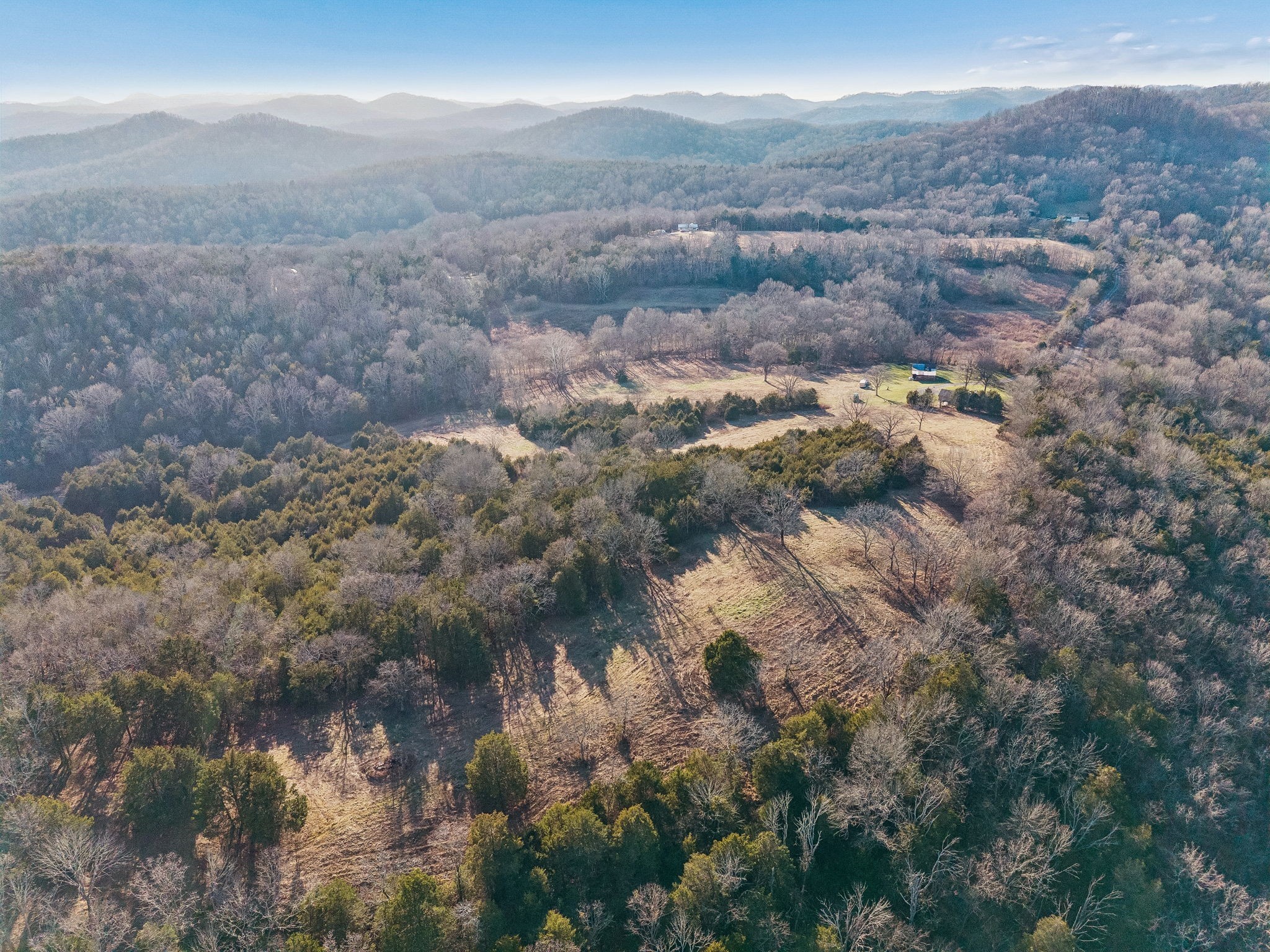 2370 Patton Hollow Road Watertown, TN 37184 - Photo 42 of 50 a view of a yard with mountains in the background