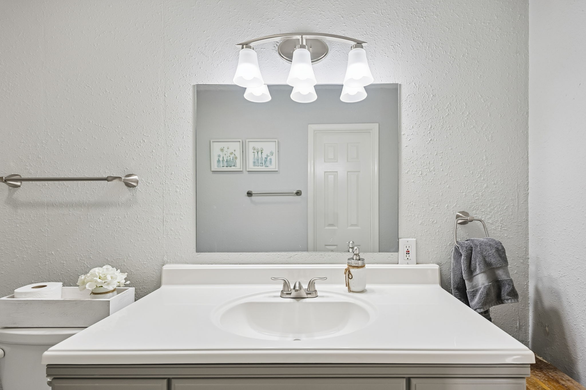 2370 Patton Hollow Road Watertown, TN 37184 - Photo 8 of 50 a bathroom with a sink and a mirror