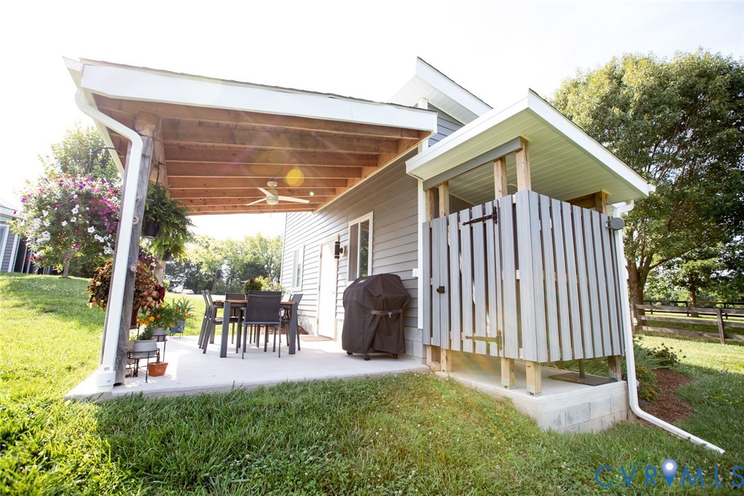 567 Monroe Church Road Rice, VA 23966 - Photo 67 of 83 Patio and outdoor shower