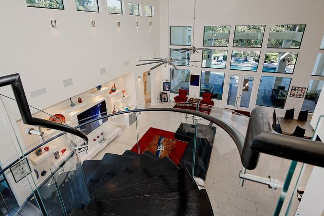 a view of gym equipment and children play room