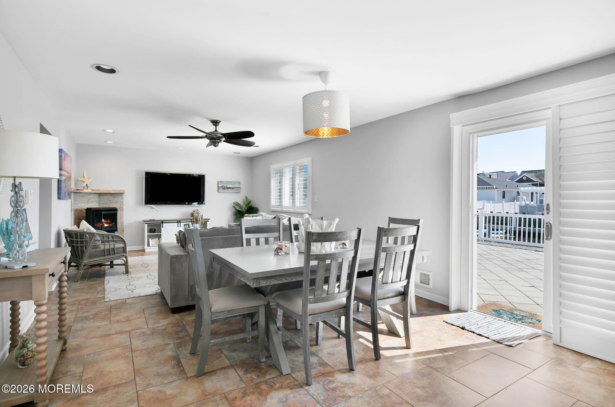 327 Tide Pond Road Mantoloking, NJ 08738 - Photo 19 of 45 a view of a dining room with furniture