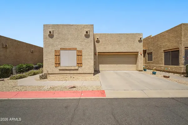 a house view with a outdoor space