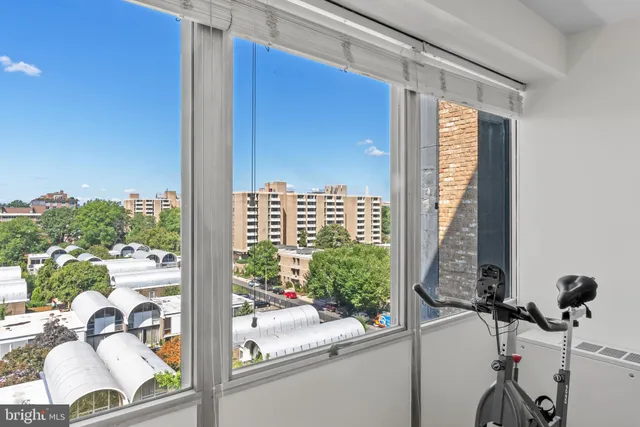 a view of a window and room