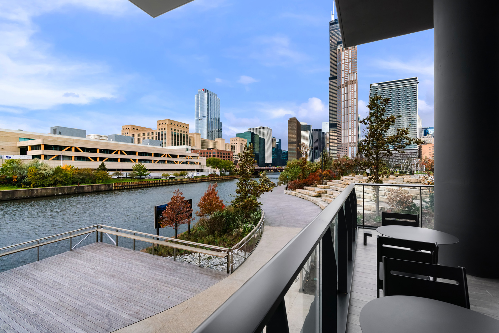 234 West Polk Street, Unit 3411 Chicago, IL 60607 - Photo 15 of 37 a view of a terrace with sitting area