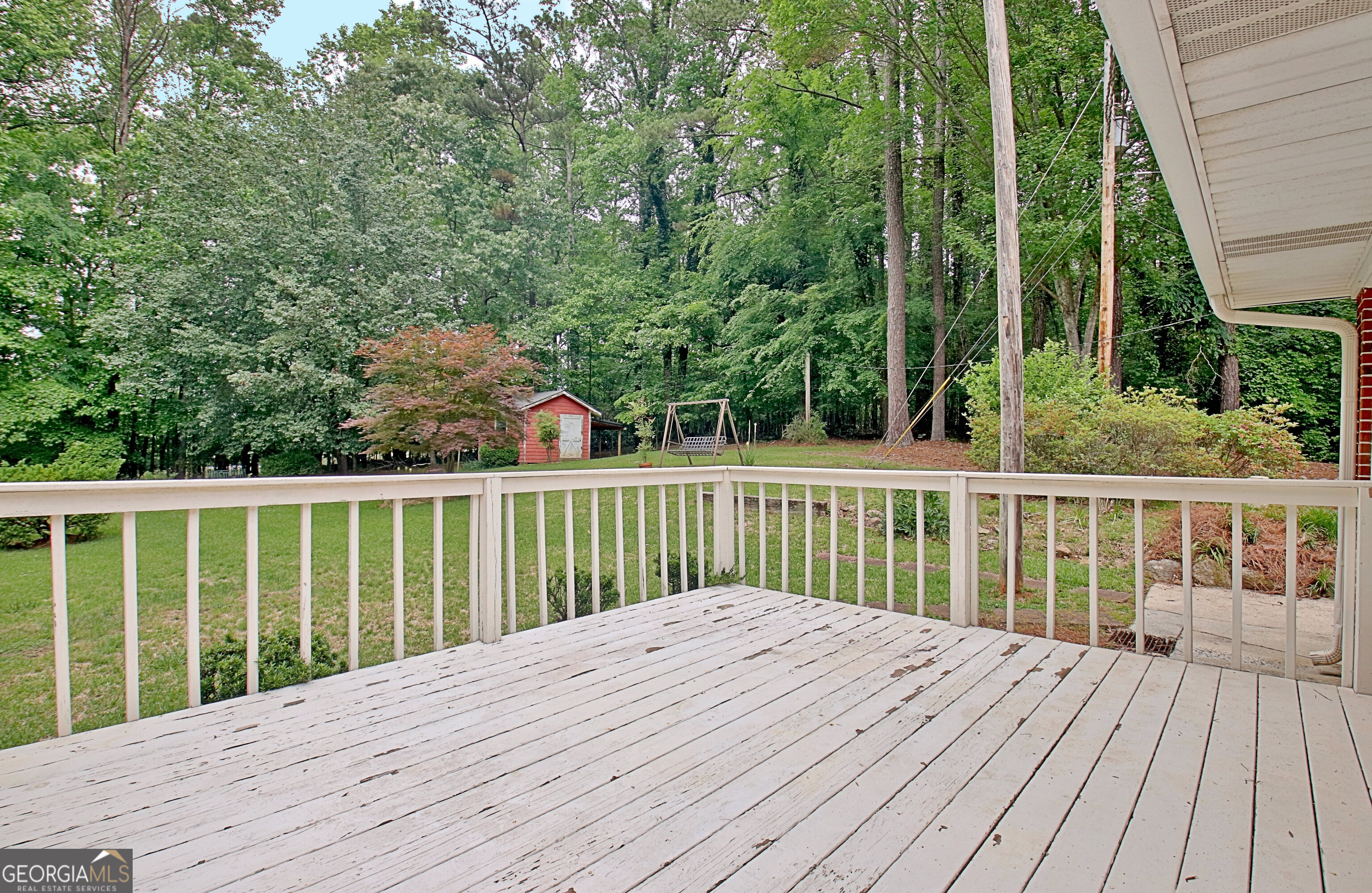 717 Tyrone Road Tyrone, GA 30290 - Photo 45 of 58 a view of a wooden deck