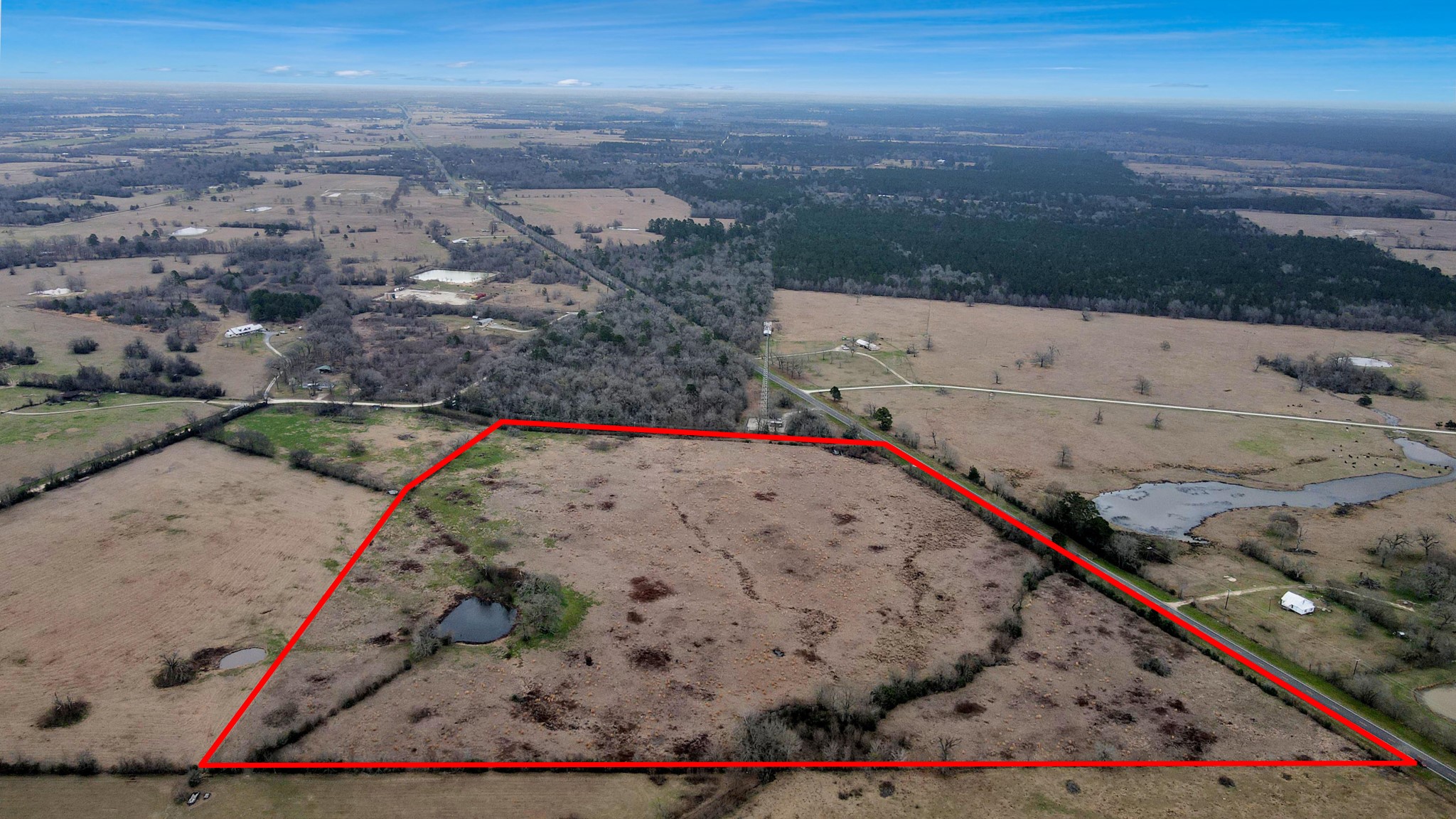 12755 Fm 230 Lovelady, TX 75851 - Photo 22 of 26 an aerial view of beach and city