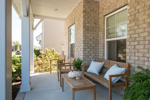 a outdoor living room with furniture