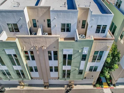 a view of a building with street view