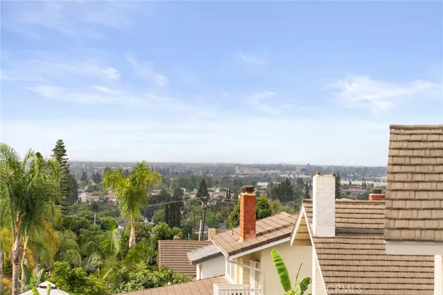 an aerial view of city