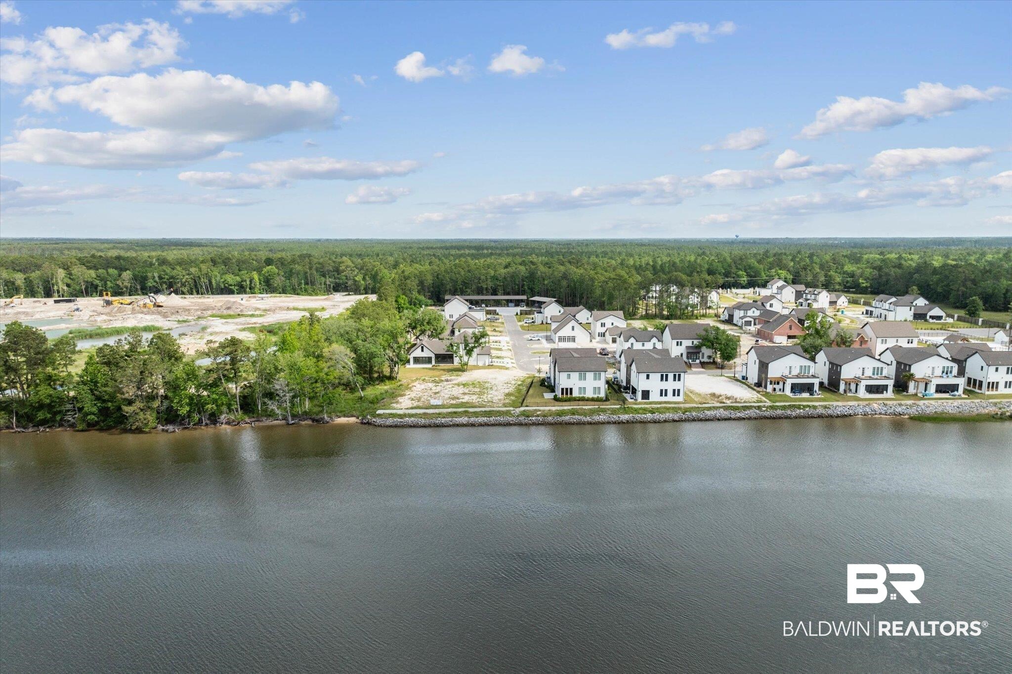 853 Inlet Circle Gulf Shores, AL 36542 - Photo 51 of 55 Birds eye view of property with a residential view, a view of trees, and a water view