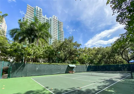 a view of a tennis court