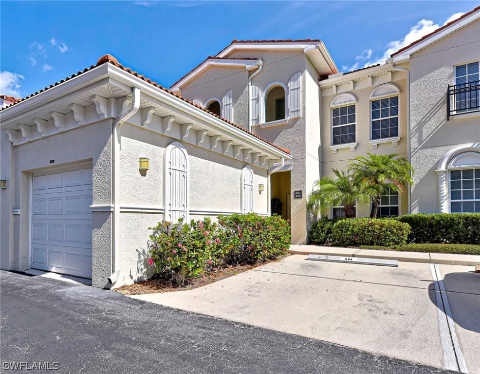 a front view of a building