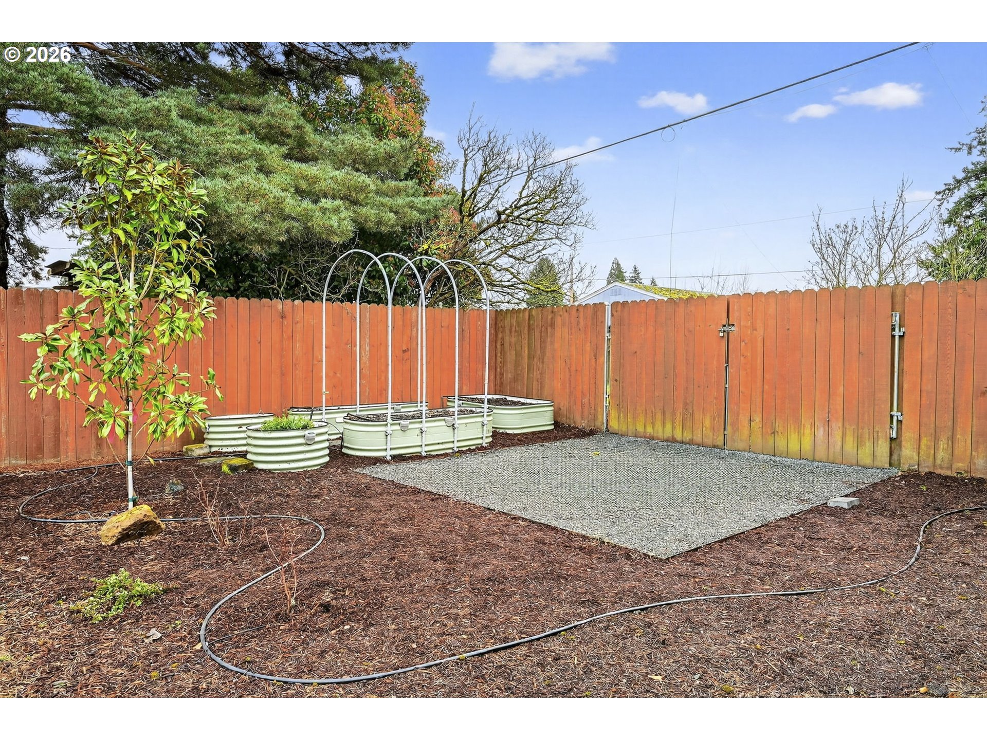 6128 Southeast Reedway Street Portland, OR 97206 - Photo 36 of 40 a view of a backyard