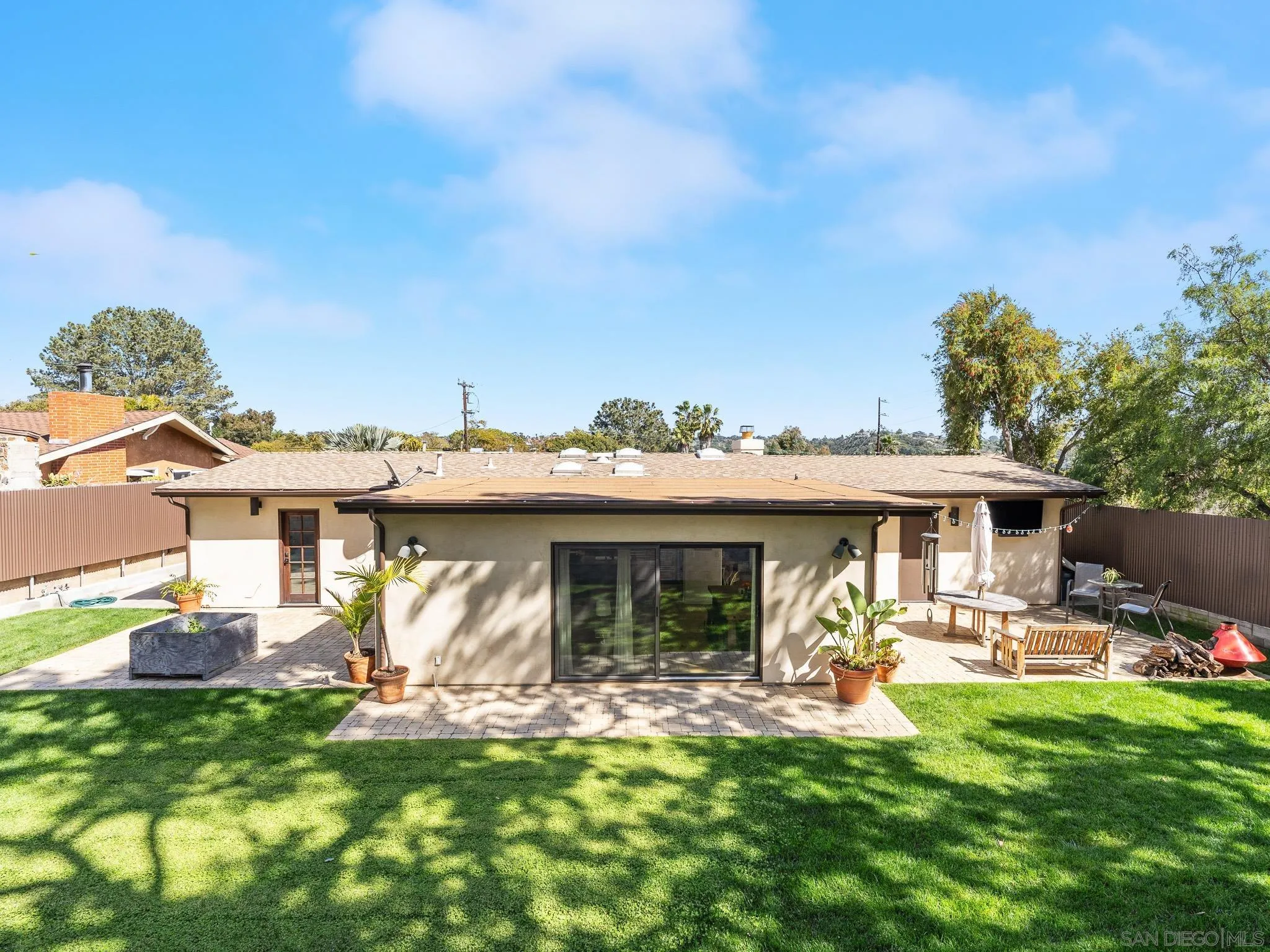331 Glencrest Drive Solana Beach, CA 92075 - Photo 30 of 43 a view of a house with a yard and furniture