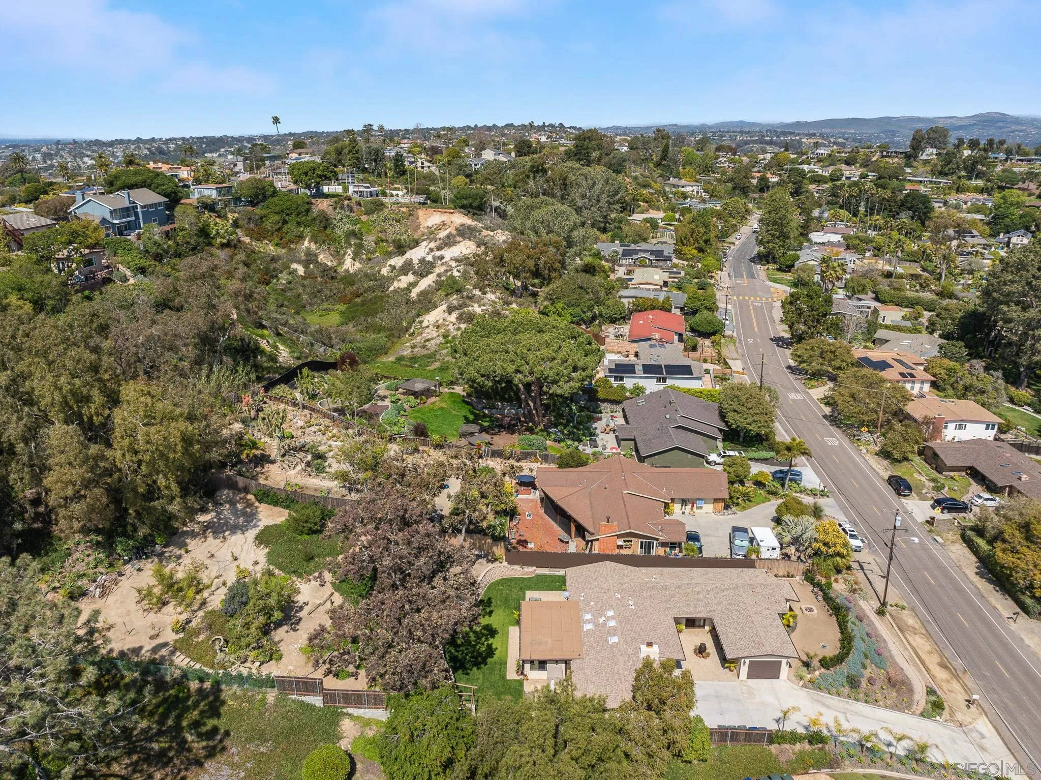 331 Glencrest Drive Solana Beach, CA 92075 - Photo 36 of 43 an aerial view of residential building with green space