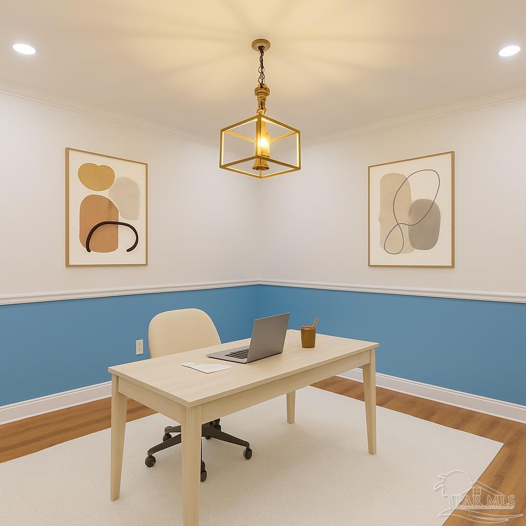 16300 Innerarity Point Road Pensacola, FL 32507 - Photo 16 of 66 Could be an office or formal dining room.