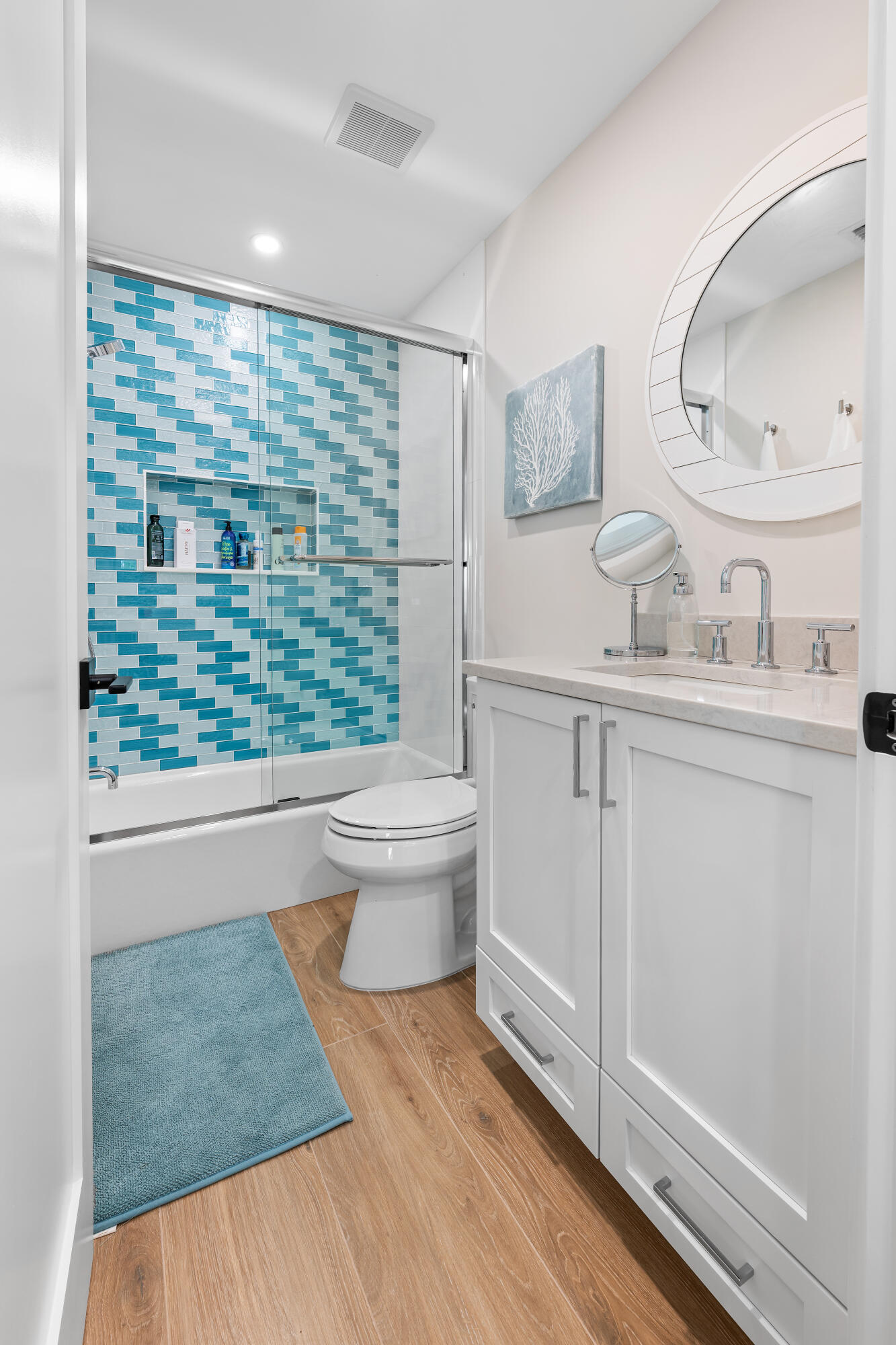 360 12th Street Key Colony Beach, FL 33051 - Photo 41 of 60 a bathroom with a sink toilet and shower