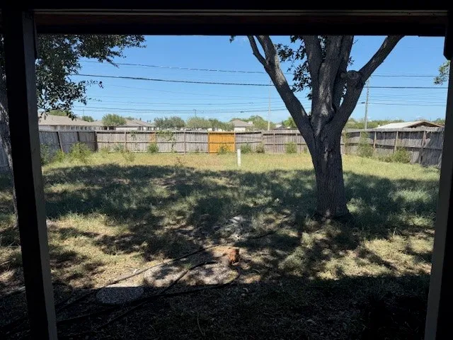 a view of lake from a window