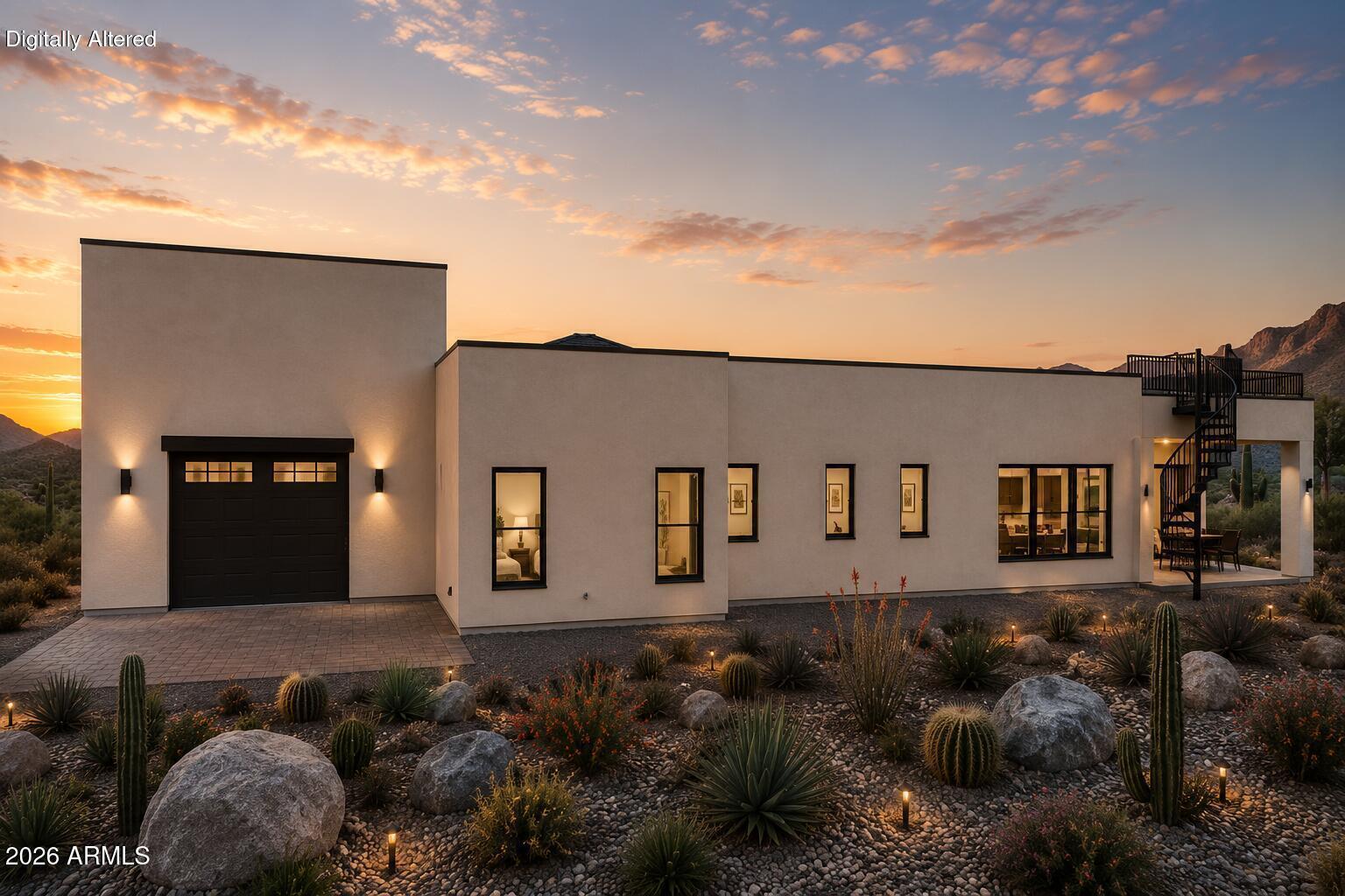0 East Montello Road Scottsdale, AZ 85262 - Photo 2 of 36 rear elevation