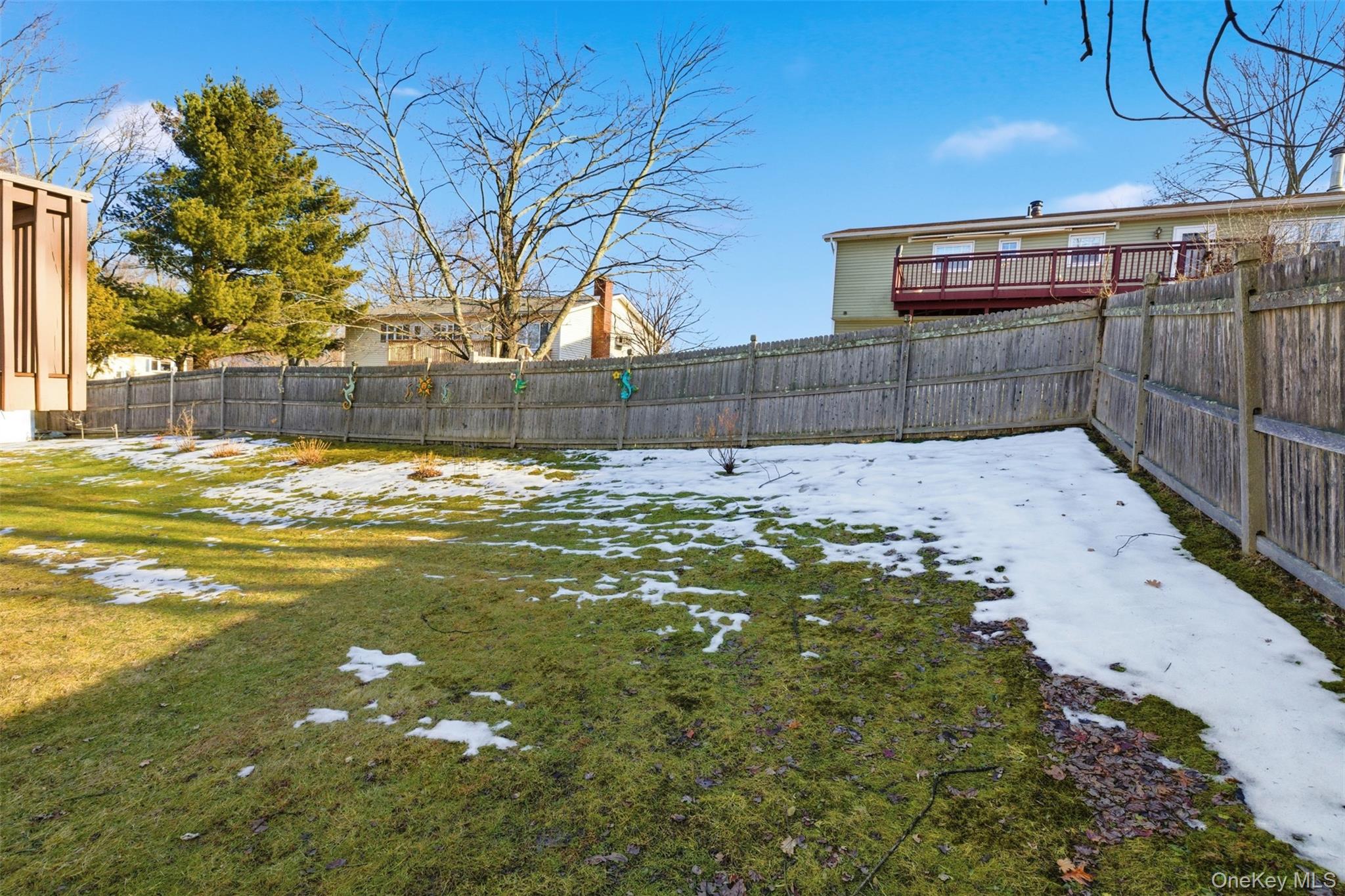 1 Weather Vane Way Middletown, NY 10940 - Photo 35 of 41 a view of a backyard with wooden fence