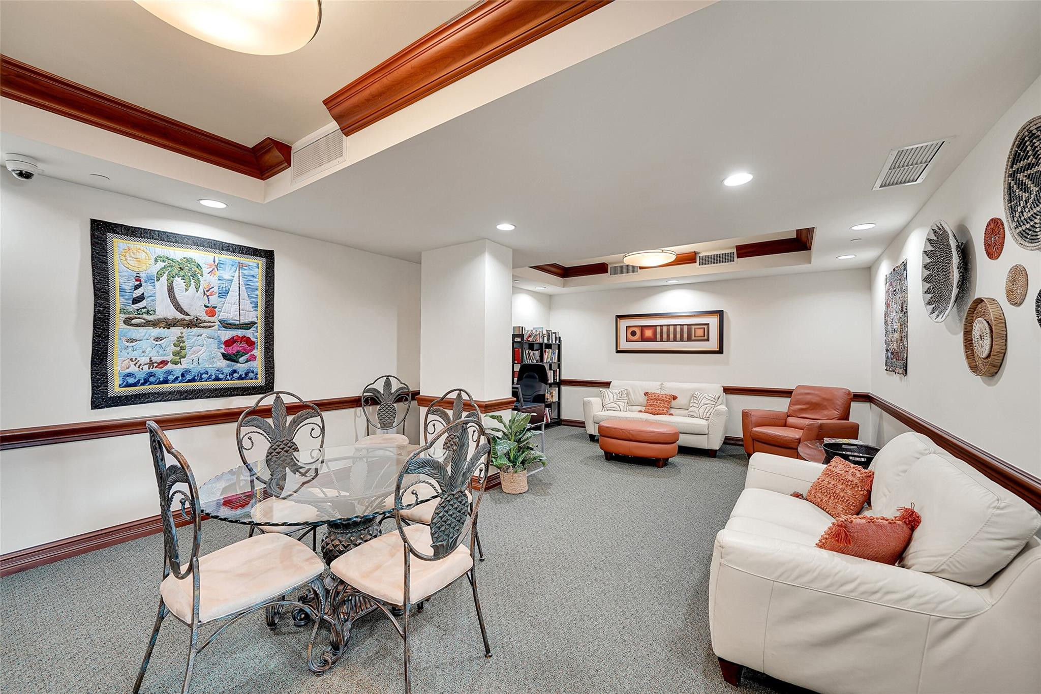 821 North Riverside Drive, Unit PH2 Pompano Beach, FL 33062 - Photo 89 of 95 a living room with furniture and a flat screen tv