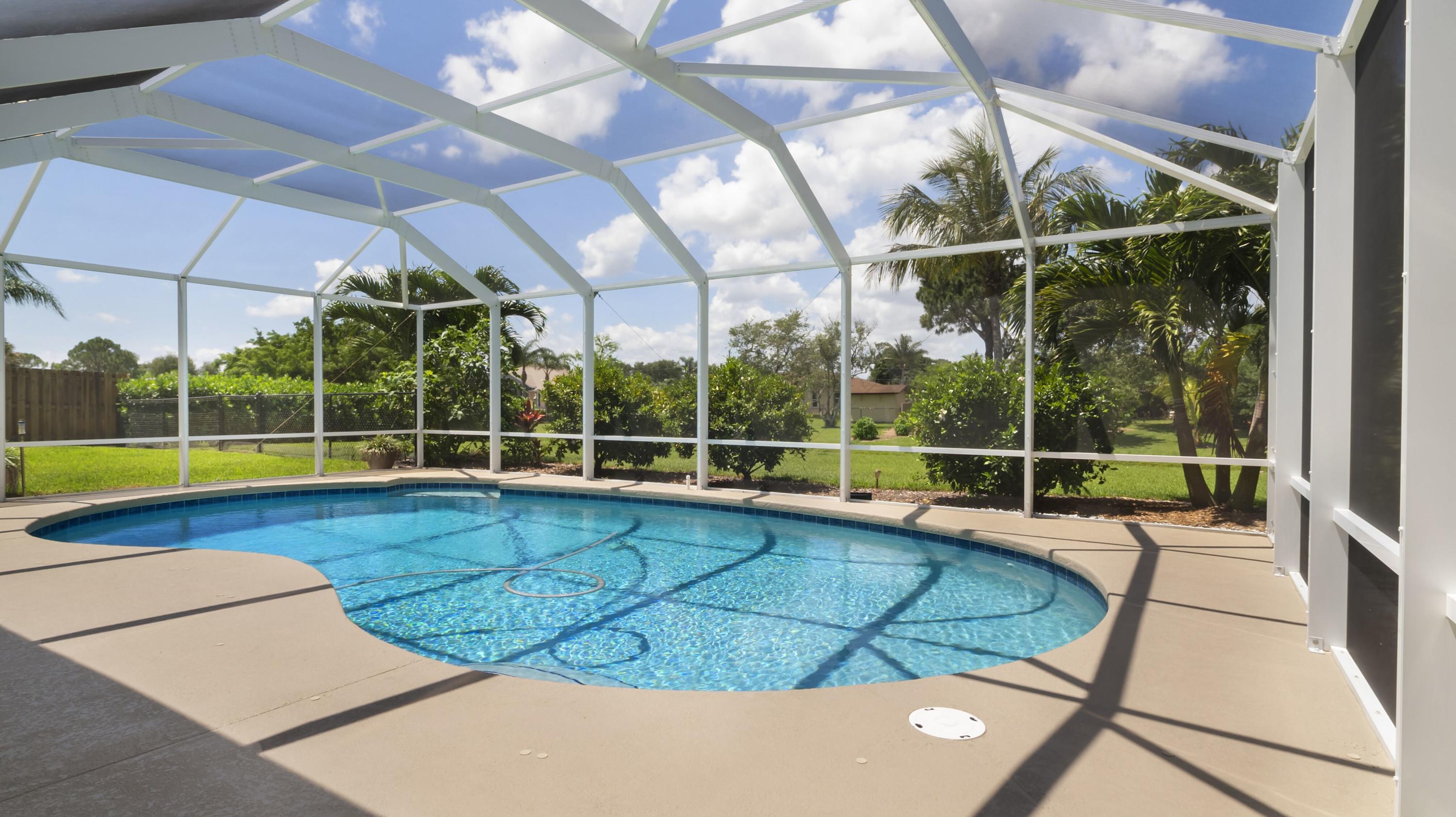 2118 Southeast Pyramid Road Port St. Lucie, FL 34952 - Photo 22 of 30 2118PoolRear