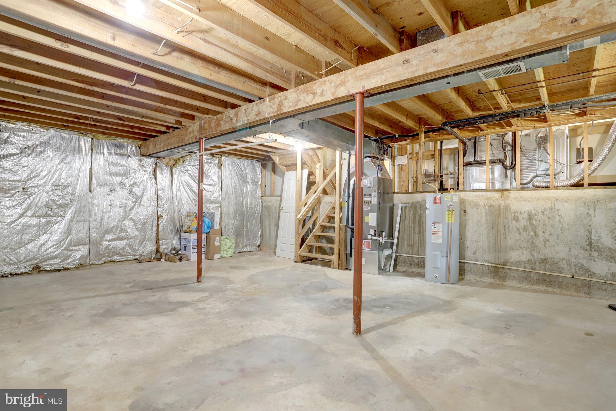 7615 Springfield Hills Drive Springfield, VA 22153 - Photo 49 of 71 Lower level 2 -Unfinished basement