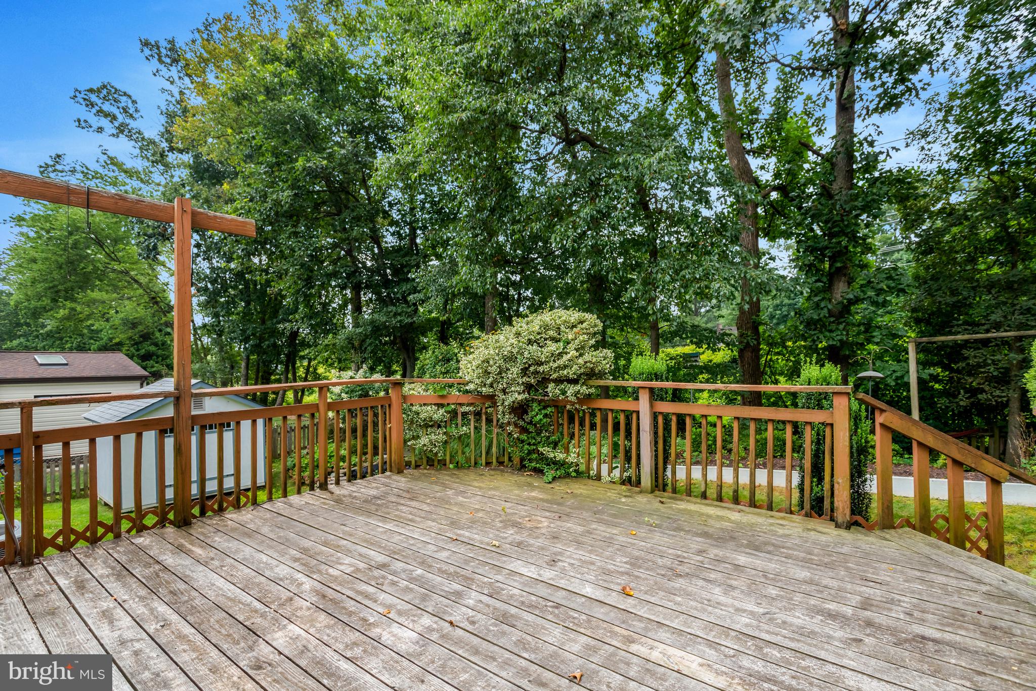 7615 Springfield Hills Drive Springfield, VA 22153 - Photo 60 of 71 a view of a balcony with wooden floor