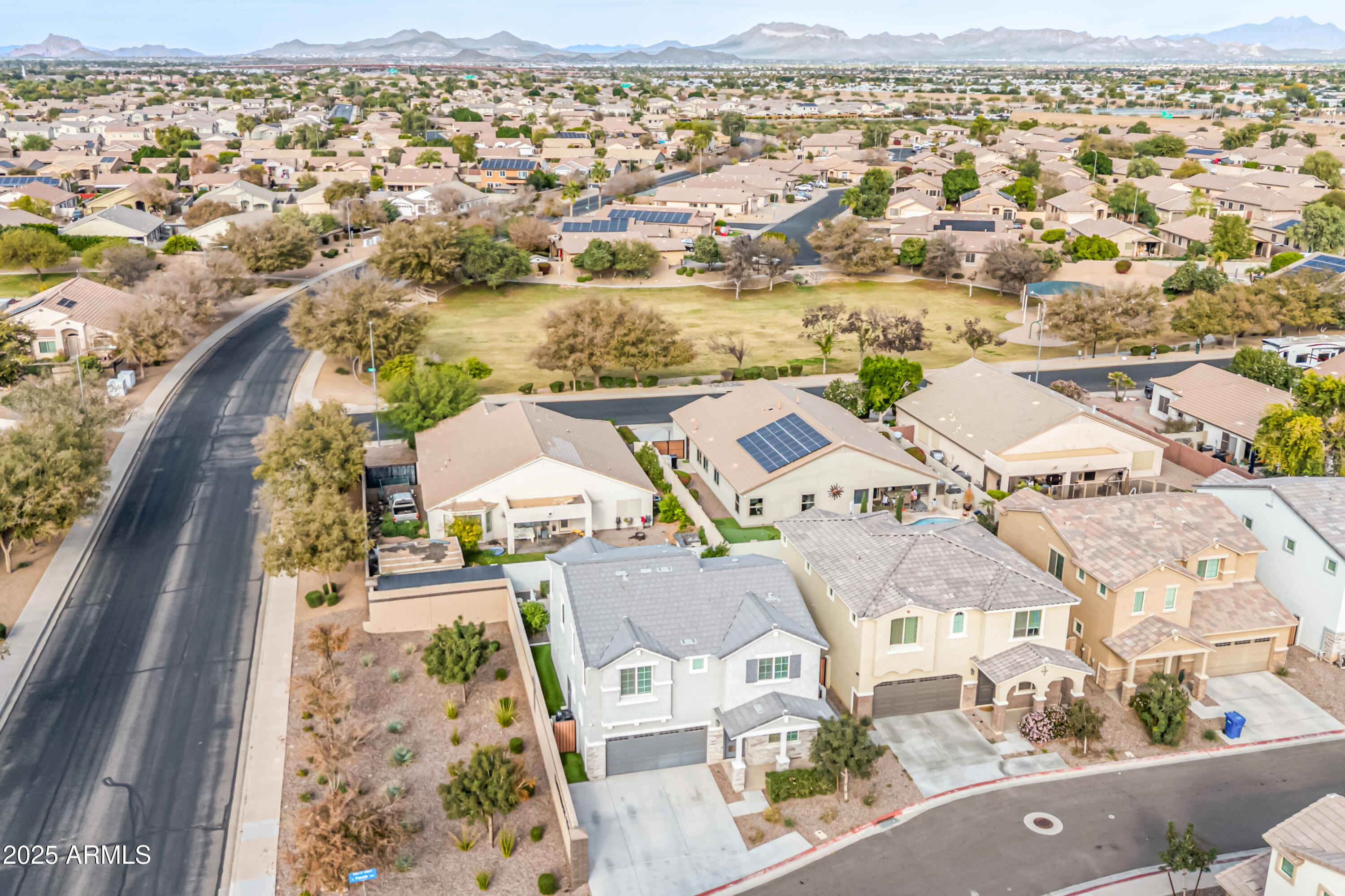 20 East Main Street Mesa, AZ 85201 - Photo 42 of 46 an aerial view of residential houses with outdoor space