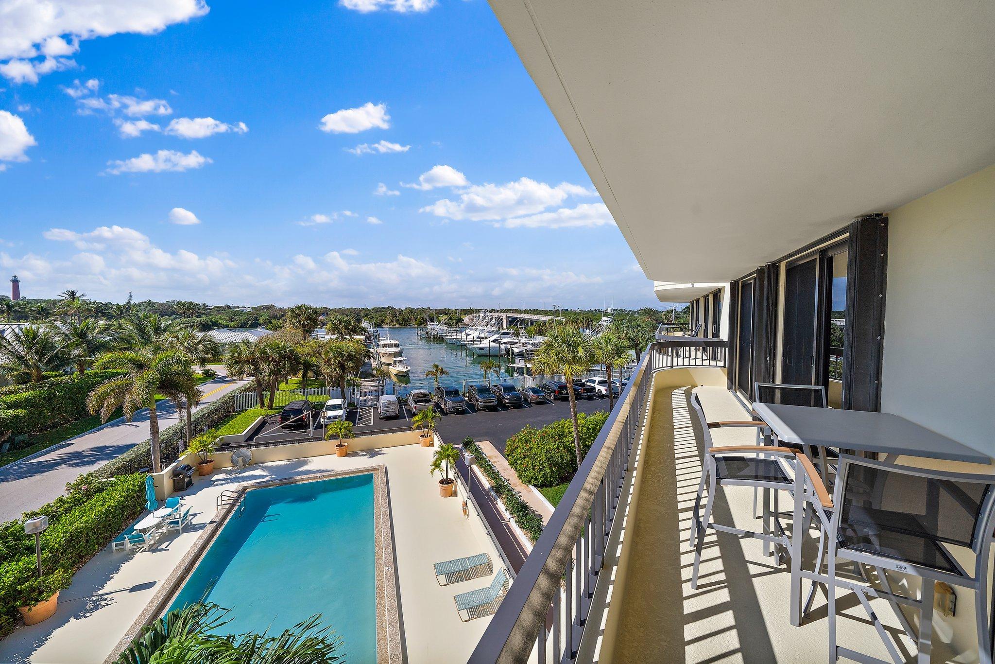 50 South Beach Road, Unit 303 Jupiter, FL 33469 - Photo 8 of 77 View from the Balcony