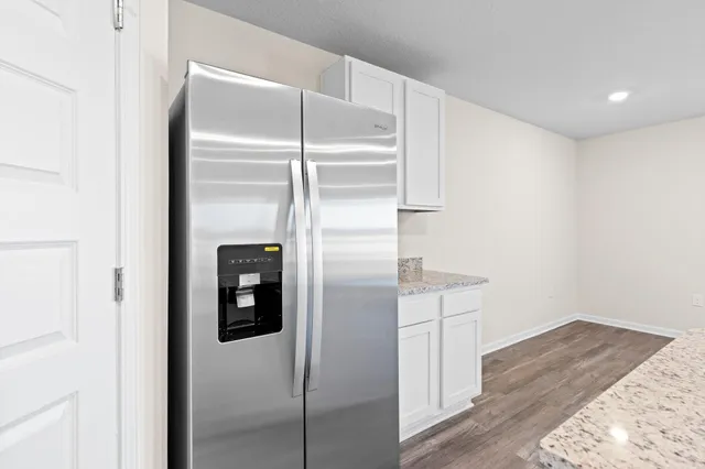 a room with wooden floor