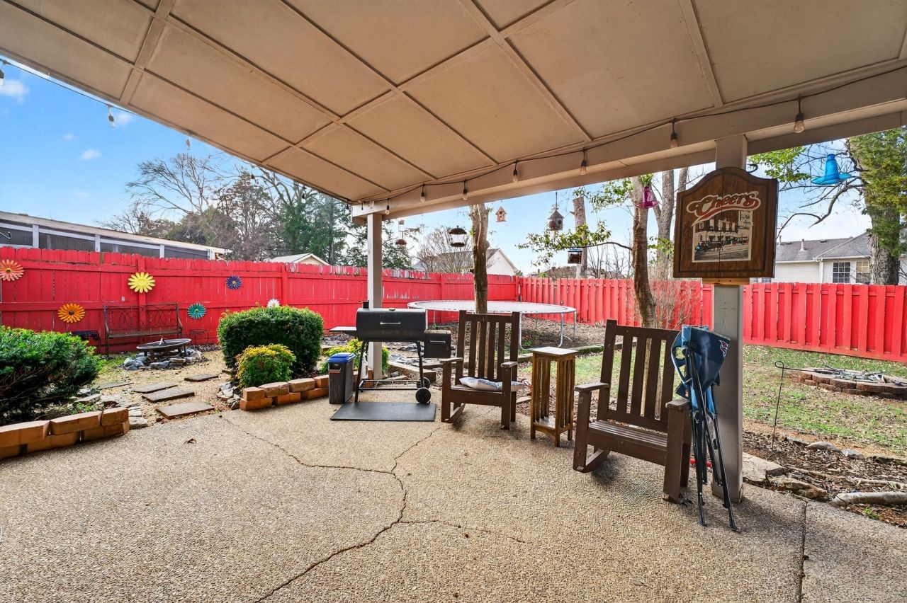 6045 Firelight Trail Antioch, TN 37013 - Photo 35 of 47 a view of outdoor space with garden and patio