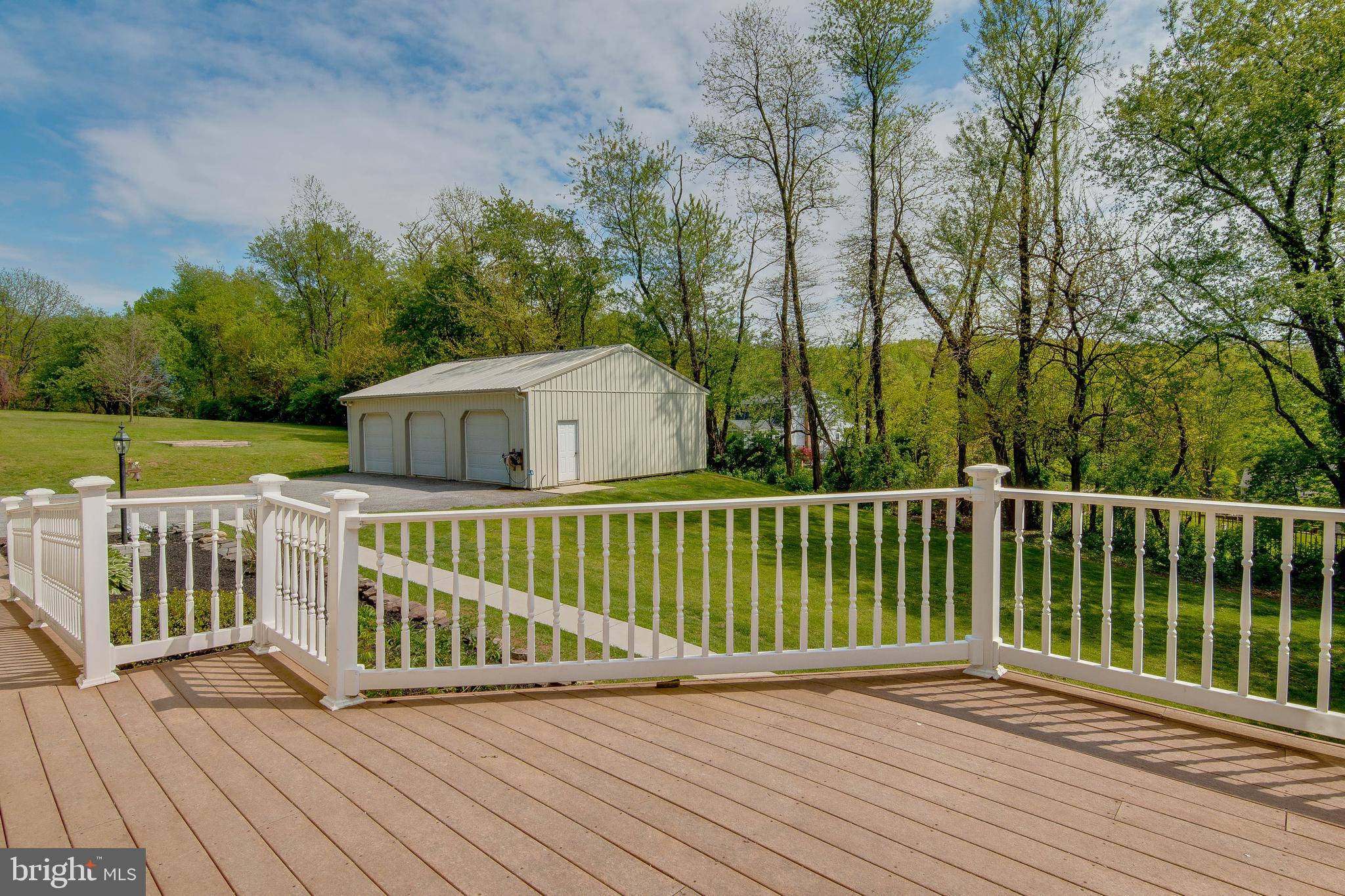 1505 Hughes Shop Road Westminster, MD 21158 - Photo 12 of 54 Deck View 2 and 3-Car Garage